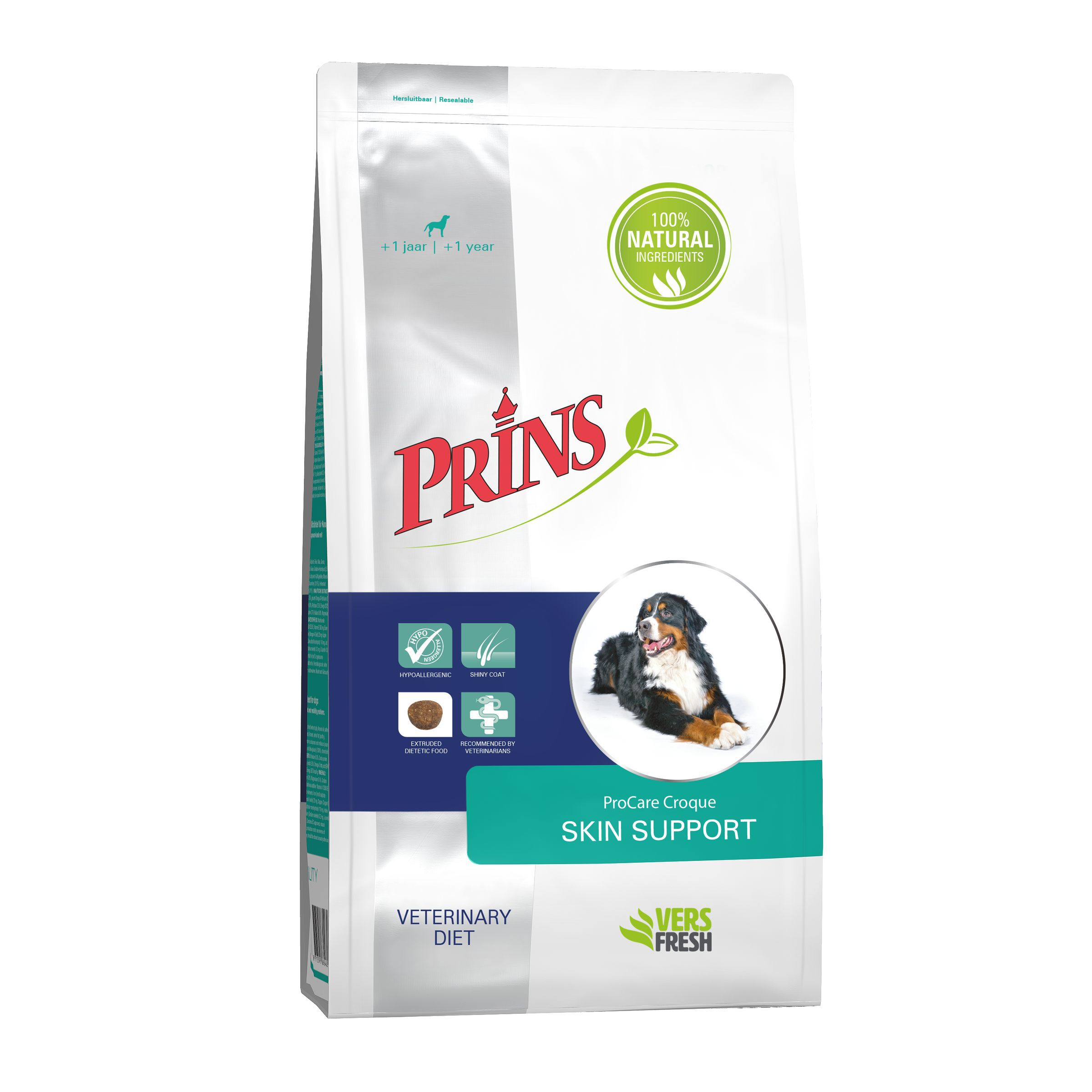 Prins Dieet ProCare Skin Support - Hondenvoer veterinair - 10 - eend Prins Dieet ProCare Skin Support - Hondenvoer veterinair - 10 - eend