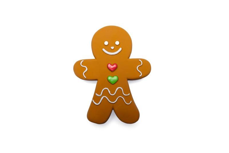 Beeztees Kerstfiguren - Hondenspeelgoed - Bruin - 20.6x9x2.4 cm