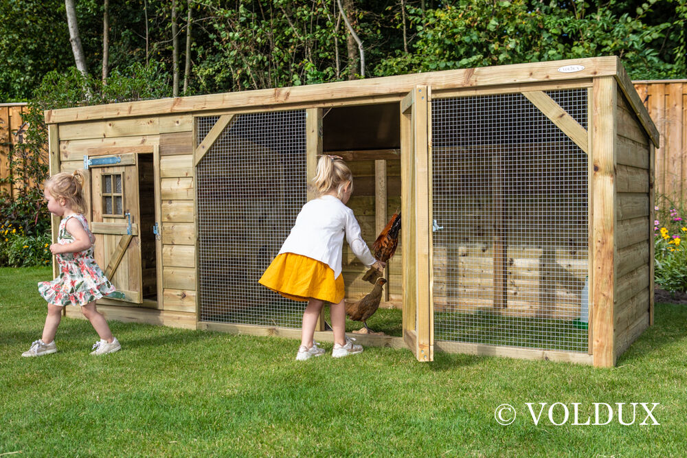 Voldux Britt XL - Kippenhok - Naturel