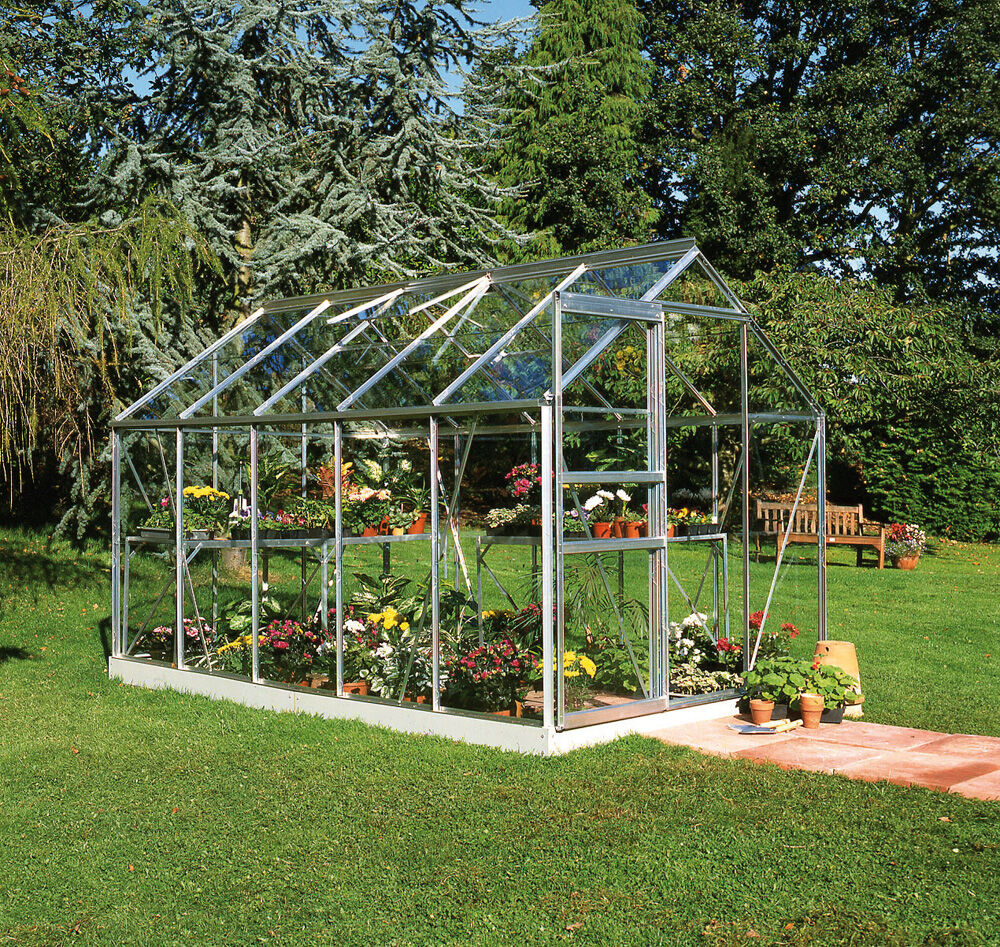 Halls Popular 106 - Tuinkas - 195.00 cm - Zilver - Veiligheidsglas - 193.00 cm - 319.00 cm