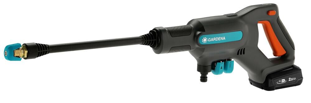 GARDENA AquaClean 24/18 V P4A Set (incl. accu en oplader) - Medium drukreiniger GARDENA AquaClean 24/18 V P4A Set (incl. accu en oplader) - Medium drukreiniger