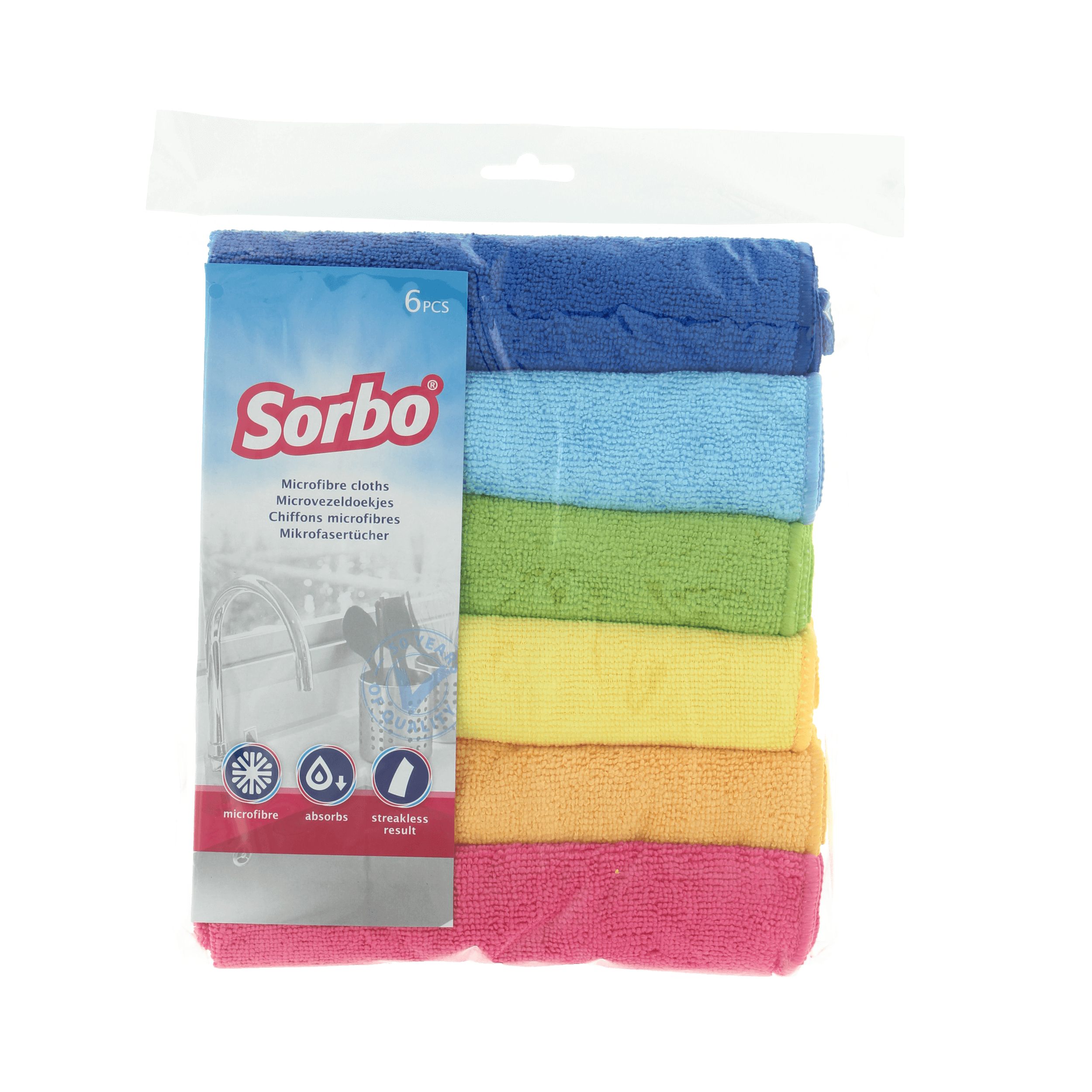Sorbo - Microvezeldoek 40x40cm Sorbo - Microvezeldoek 40x40cm