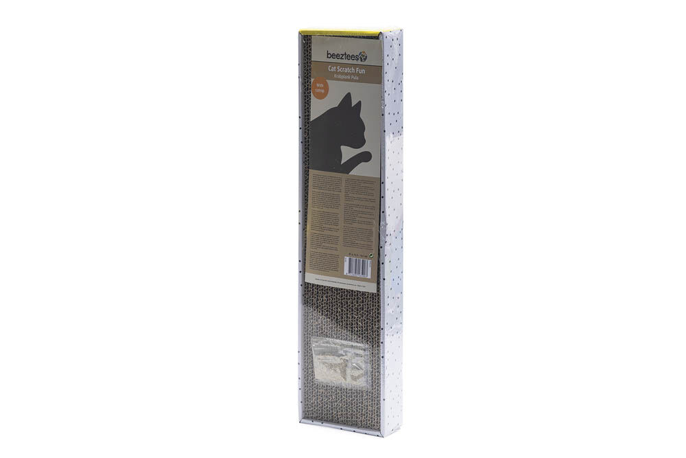 Beeztees Pula - Krabplank - Wit Bruin - 10x47x10 cm
