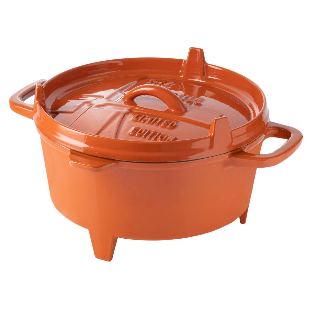 The Windmill Cast Iron Dutch Oven - Pan - Gietijzer/Emaille - 29,5x25,5x13 cm The Windmill Cast Iron Dutch Oven - Pan - Gietijzer/Emaille - 29,5x25,5x13 cm