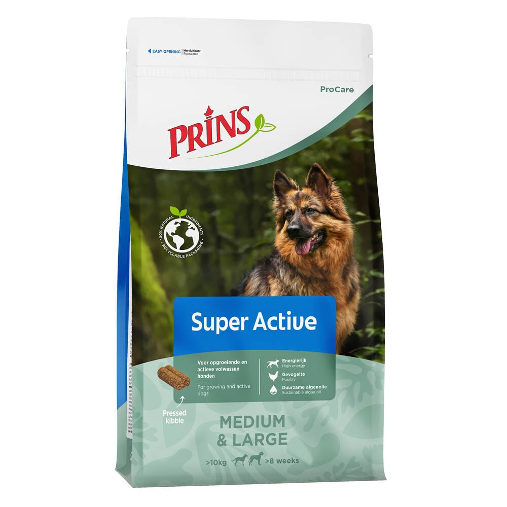 Prins ProCare Super Active - Hondenvoer - 20.00 - gevogelte