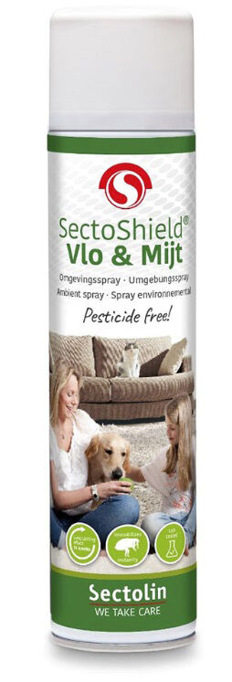 Sectolin Sectoshield - Vlooi en mijt omgevingsspray Hond en Kat Sectolin Sectoshield - Vlooi en mijt omgevingsspray Hond en Kat