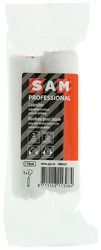 SAM - Lakviltroller 2 x 10cm - Wit - 15x5.5x3 cm - 17.5 cm