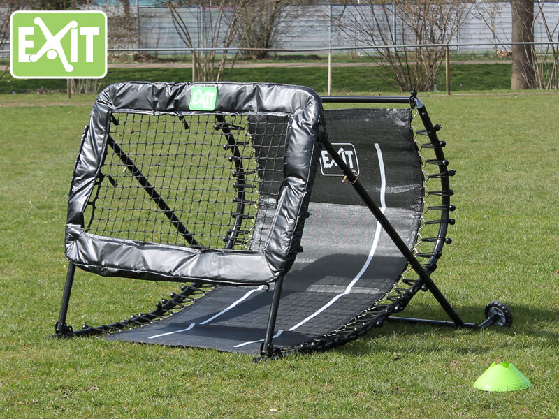 EXIT Kickback multi-station - Rebounder - Zwart - 105x142x129 cm