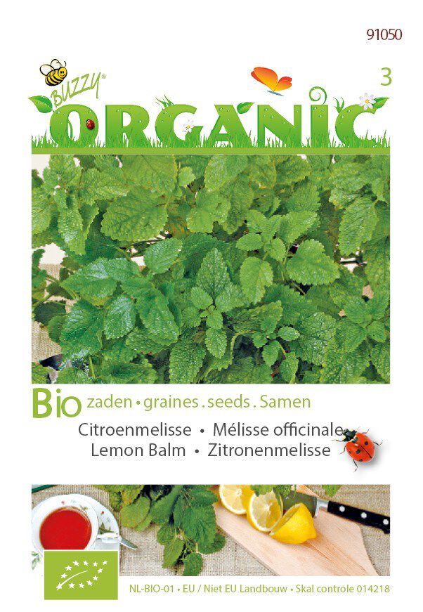 Organic Citroenmelisse - Groentezaden Organic Citroenmelisse - Groentezaden