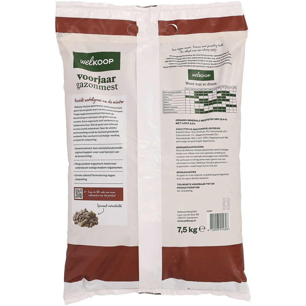 Welkoop - Voorjaar Gazonmest - 250 m² - 7,5 kg