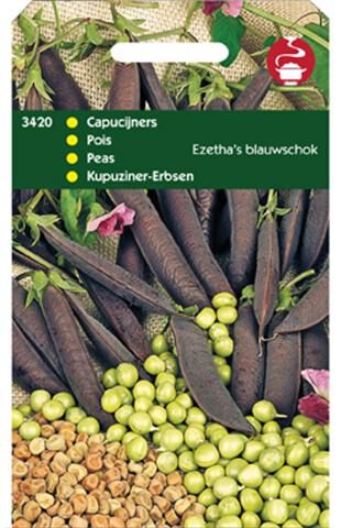 Hortitops Capucijners Pisum sativum Blauwschokkers Ras Ezetha - Peulvruchten Hortitops Capucijners Pisum sativum Blauwschokkers Ras Ezetha - Peulvruchten