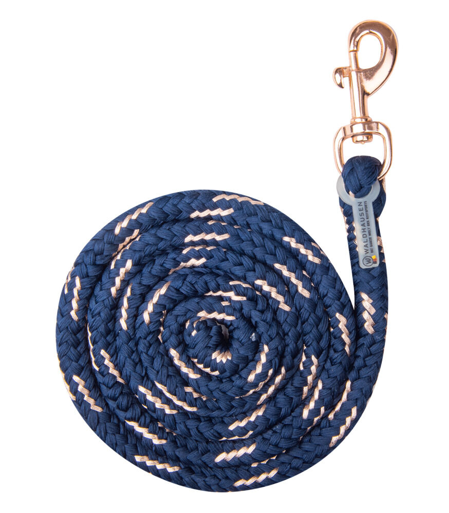 Waldhausen Lurex - Halstertouw - Blauw/Rose - 200.00 cm