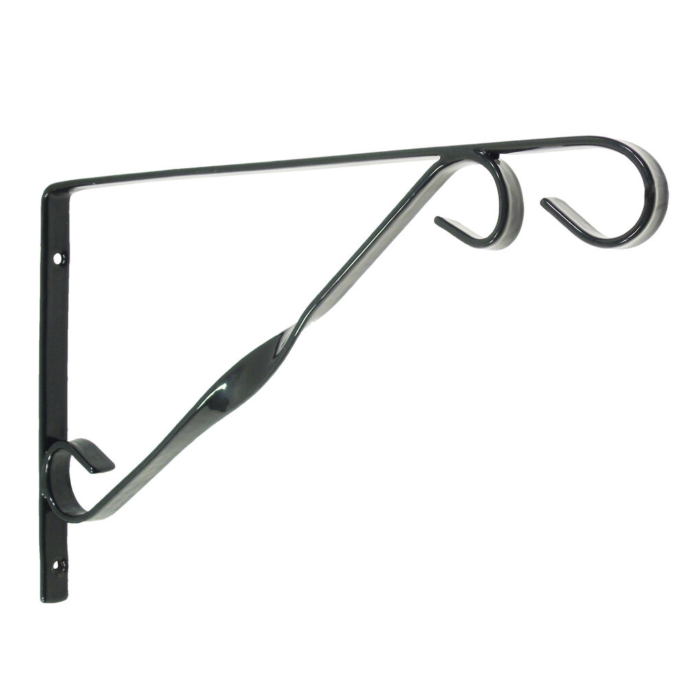 Nature  - Hanging basket Muurhaak - Zwart - 30 cm Nature  - Hanging basket Muurhaak - Zwart - 30 cm