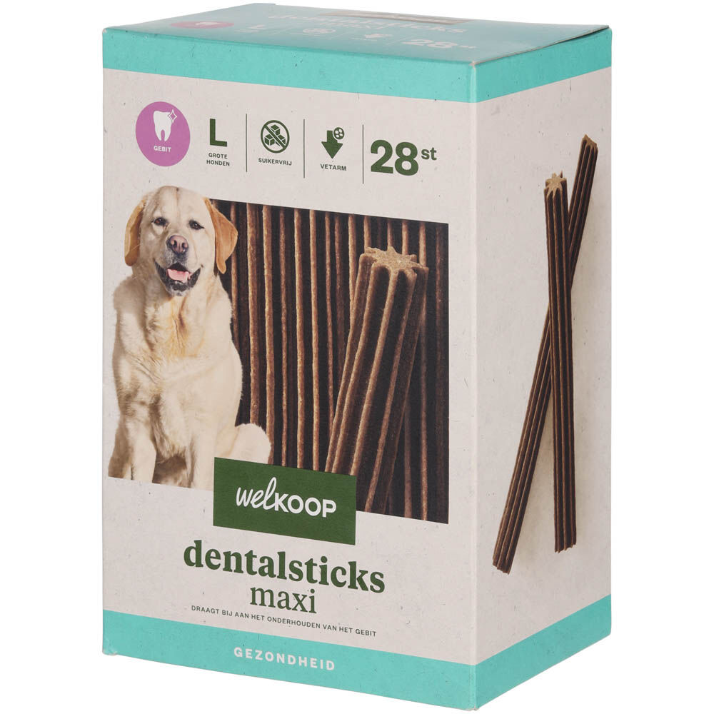 Welkoop - Dentalsticks Maxi - 28 - kip