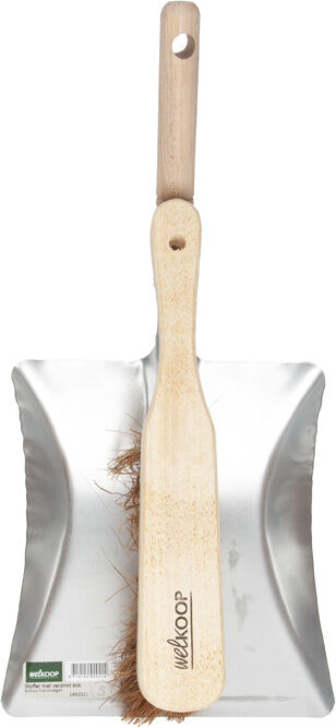 Welkoop - Stoffer & blik - Kokosvezel - 21.5 cm