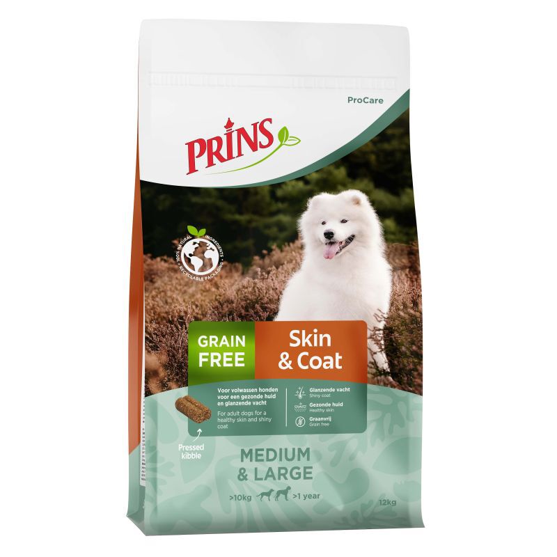 Prins ProCare Grainfree Skin & Coat - Hondenvoer - 12.00 - gevogelte