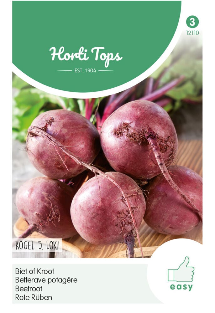 Hortitops Bieten Beta vulgaris Kogel 5 - Loki - Groentezaden Hortitops Bieten Beta vulgaris Kogel 5 - Loki - Groentezaden