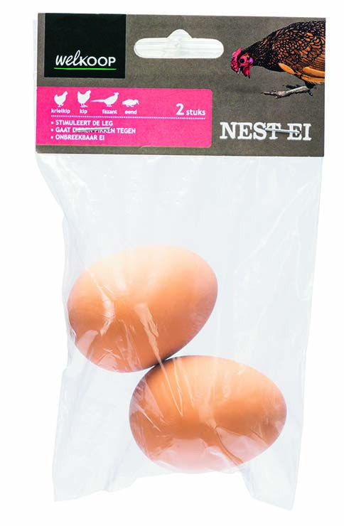 Welkoop - Nesteieren - bruin - 17.50x10.10x10.10 cm Welkoop - Nesteieren - bruin - 17.50x10.10x10.10 cm
