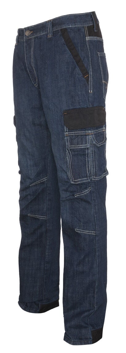 247 Jeans Grizzly D30 - Werkspijkerbroek Heren - 32 - Donker denim blauw - 32