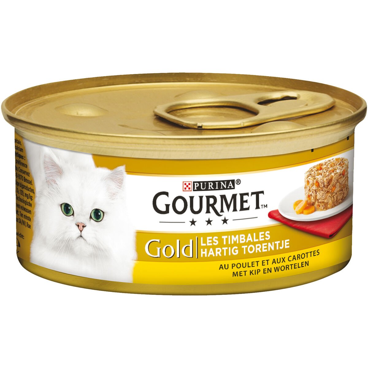 Gourmet Gold Hartig Torentje Multipack - Kattenvoer - 8x85 gram
