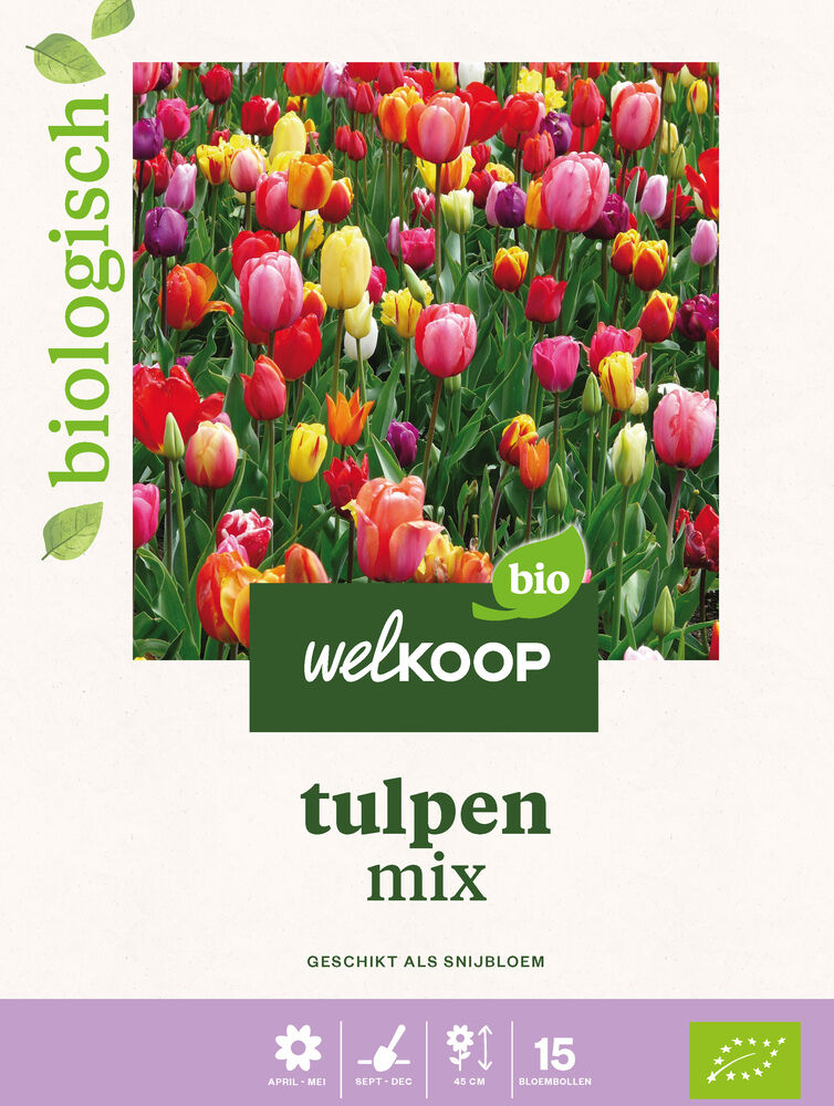 Welkoop Tulpen mix Biologisch - Bloembollen Welkoop Tulpen mix Biologisch - Bloembollen