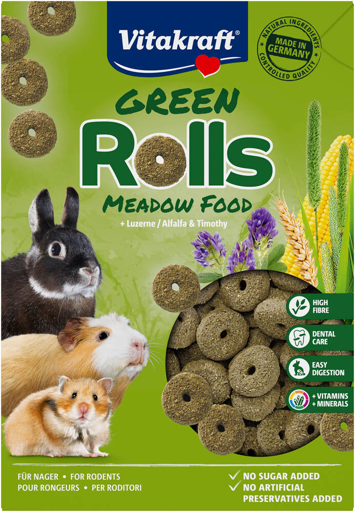 Vitakraft Green Roll - Konijn & Knaagdier Snacks Vitakraft Green Roll - Konijn & Knaagdier Snacks