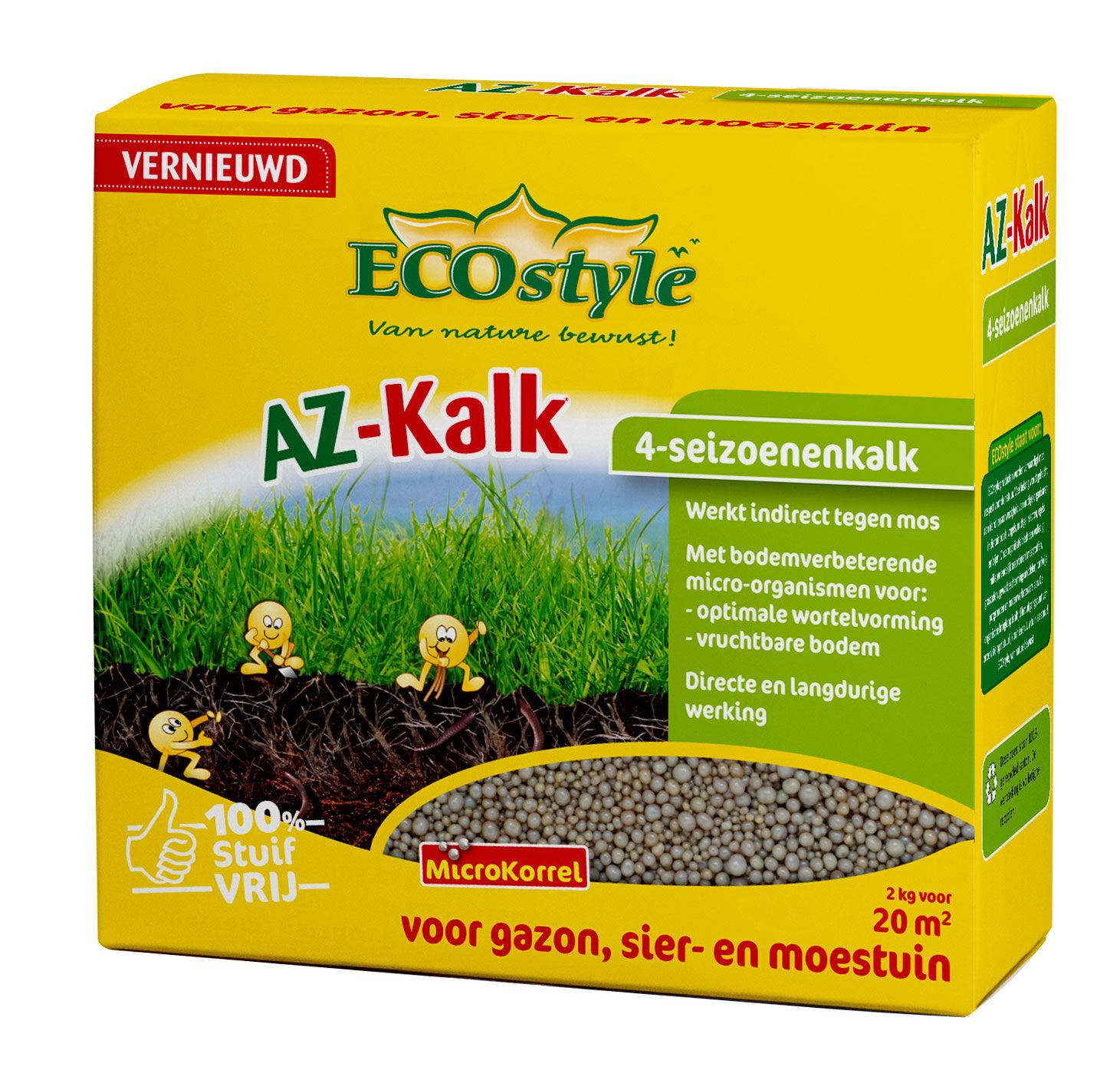 ECOstyle Gazon AZ-Kalk - 4-seizoenenkalk - 2 kg