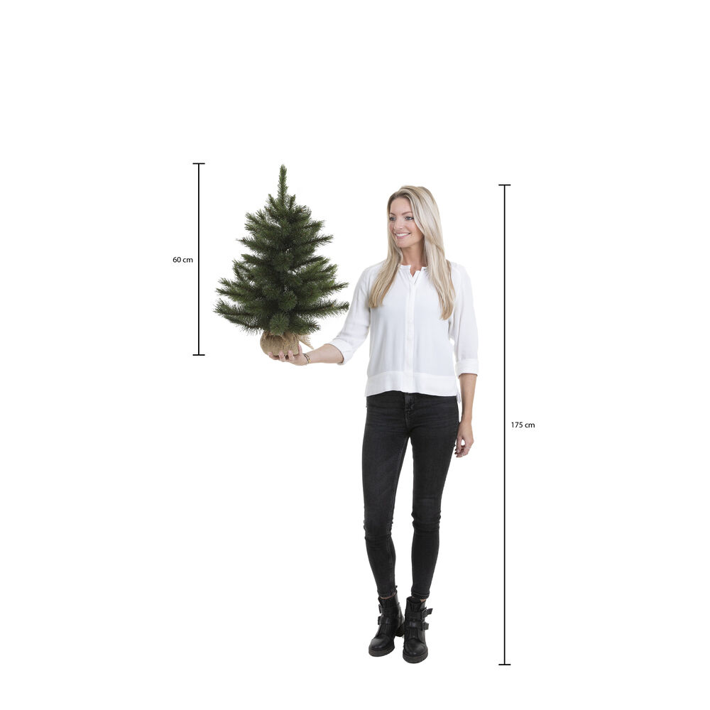 Black Box Trees Glendon - Kunstkerstboom - 20 - 60.00 cm - Groen - 1.00 cm - 33.00 cm - 1.00 cm