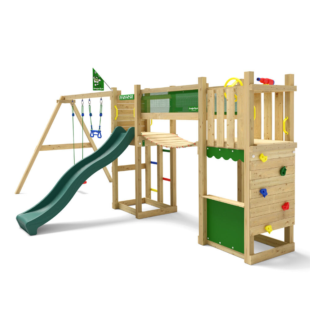 Jungle Gym Raufoss Douglas - Speeltoestel - Donker groen