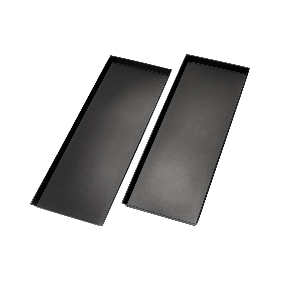 Nestera - Mestlades - Rechthoekig - 3.50 cm - Zwart - 28.50 cm - 77.00 cm