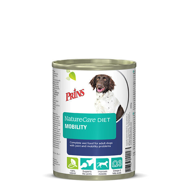 Prins Dieet NatureCare Mobility - Hondenvoer veterinair - 400 - rund, kip Prins Dieet NatureCare Mobility - Hondenvoer veterinair - 400 - rund, kip