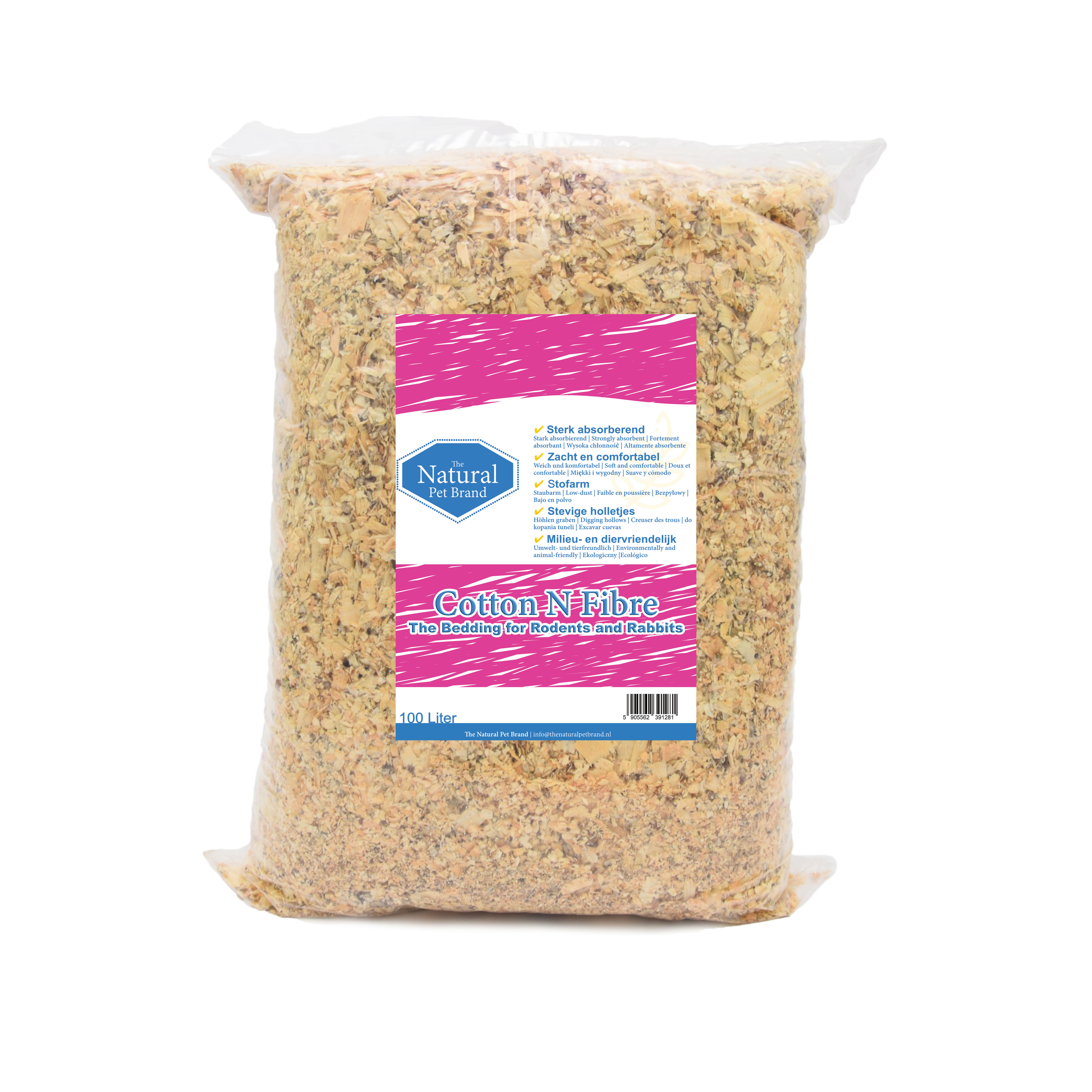 The Natural Pet Brand Cotton N Fibre - Bodembedekking The Natural Pet Brand Cotton N Fibre - Bodembedekking