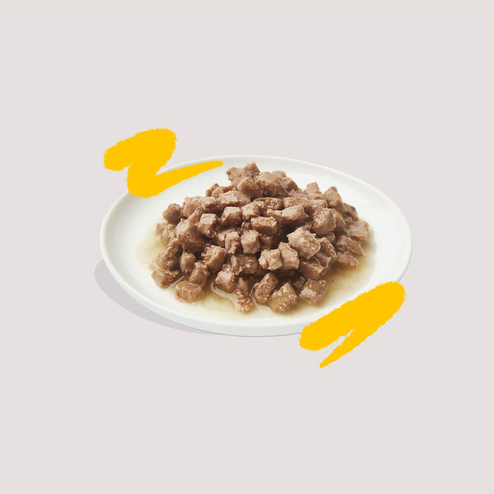 Edgard & Cooper Stukjes in saus - Kattenvoer - 85 - kip, kalkoen