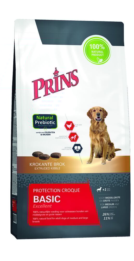 Prins Protection Croque Basic Excellent - Hondenvoer - 10.00 - kip