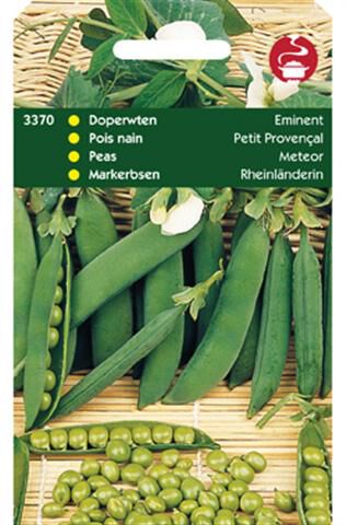 Hortitops Doperwten Pisum sativum Eminent - Groentezaden Hortitops Doperwten Pisum sativum Eminent - Groentezaden