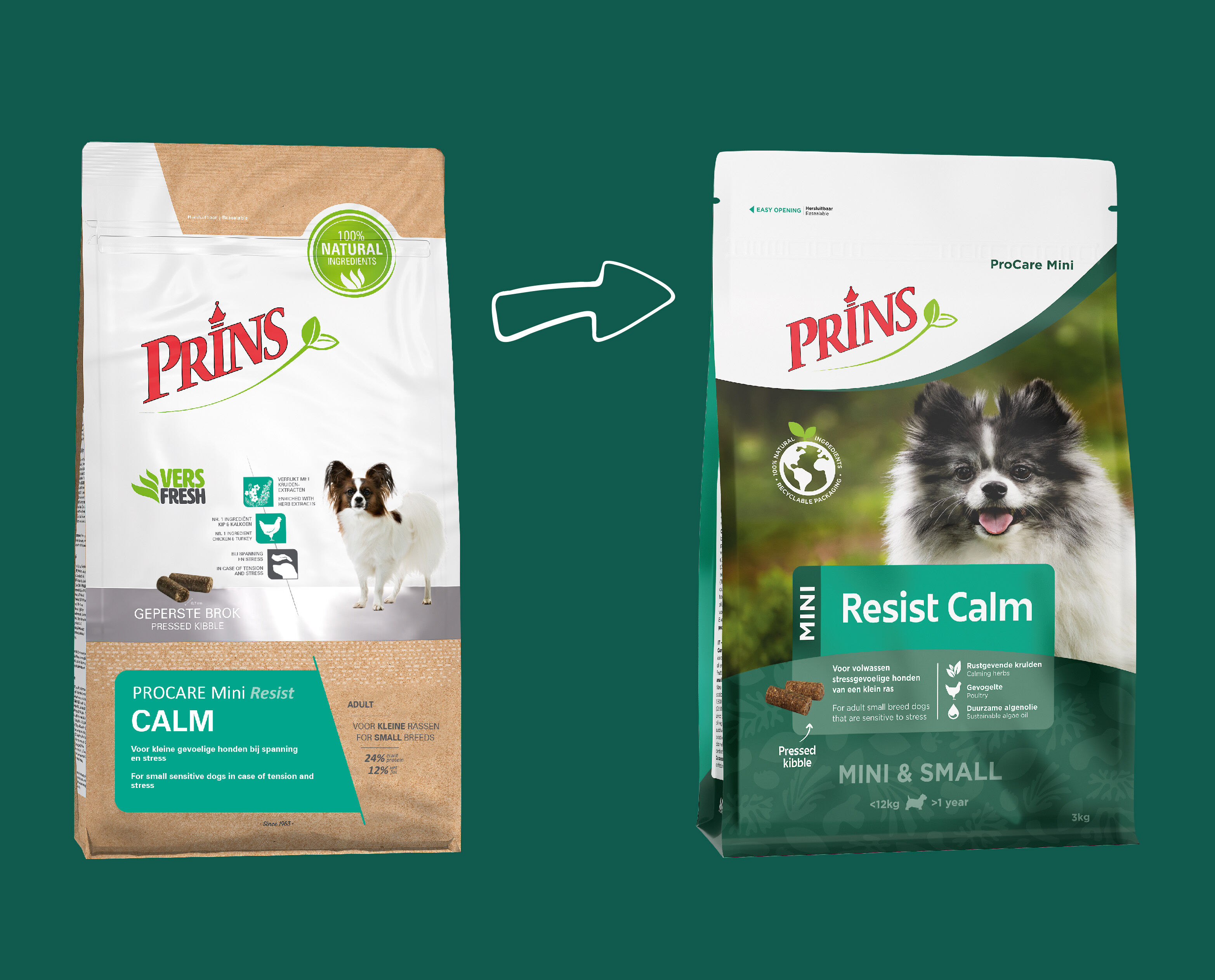 Prins ProCare Mini Resist Calm - Hondenvoer - 3.00 - gevogelte