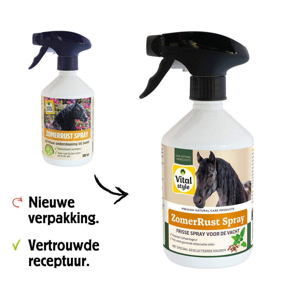 VITALstyle ZomerRust Spray - Vachtverzorging Paard - 500