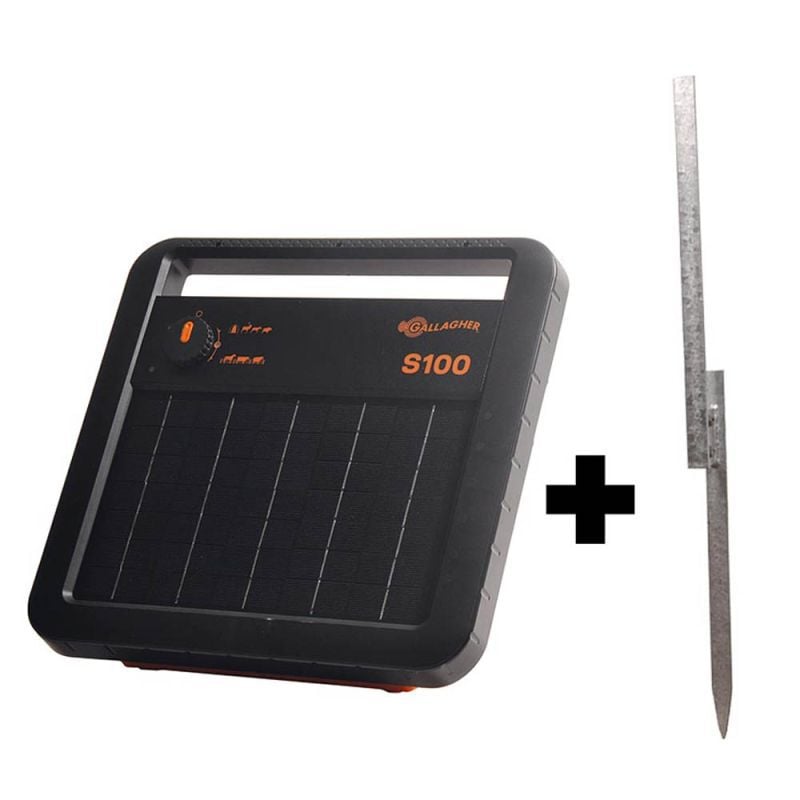 Gallagher Solar S100 met gratis Stander - Schrikdraadapparaten Gallagher Solar S100 met gratis Stander - Schrikdraadapparaten