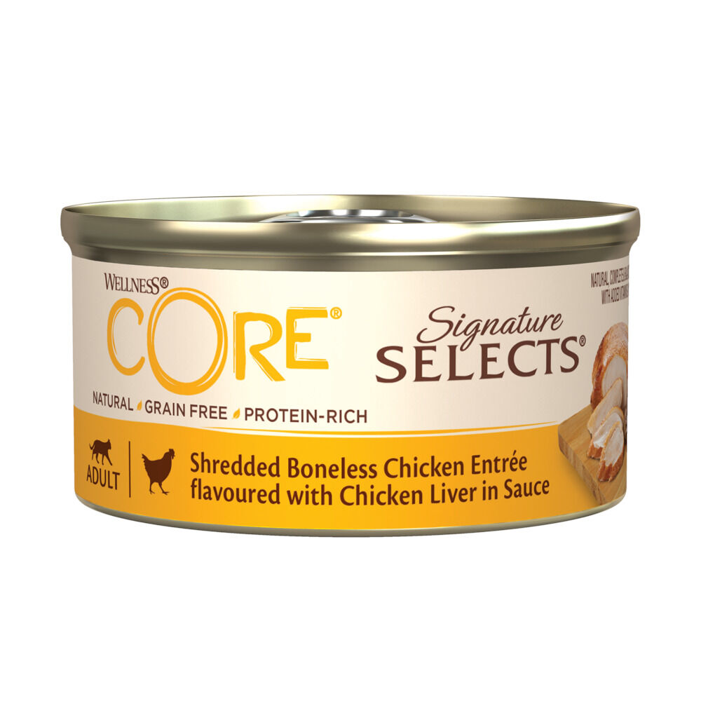 Wellness Core Signature Selects - Kattenvoer - Kip - Lever - 85 gram