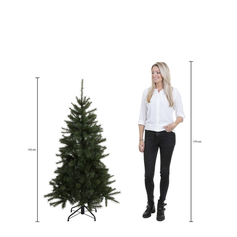 Triumph Tree Forest Frosted Pine Slim Fit - Kunstkerstboom - 155 cm - Blauw / Groen