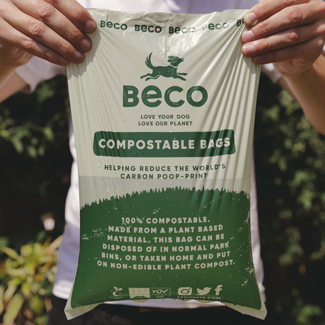 Beco Composterbaar Poepzakjes - Poepzakjes & accessoires - 14.00 cm - Groen - 6.50 cm - 6.00 cm