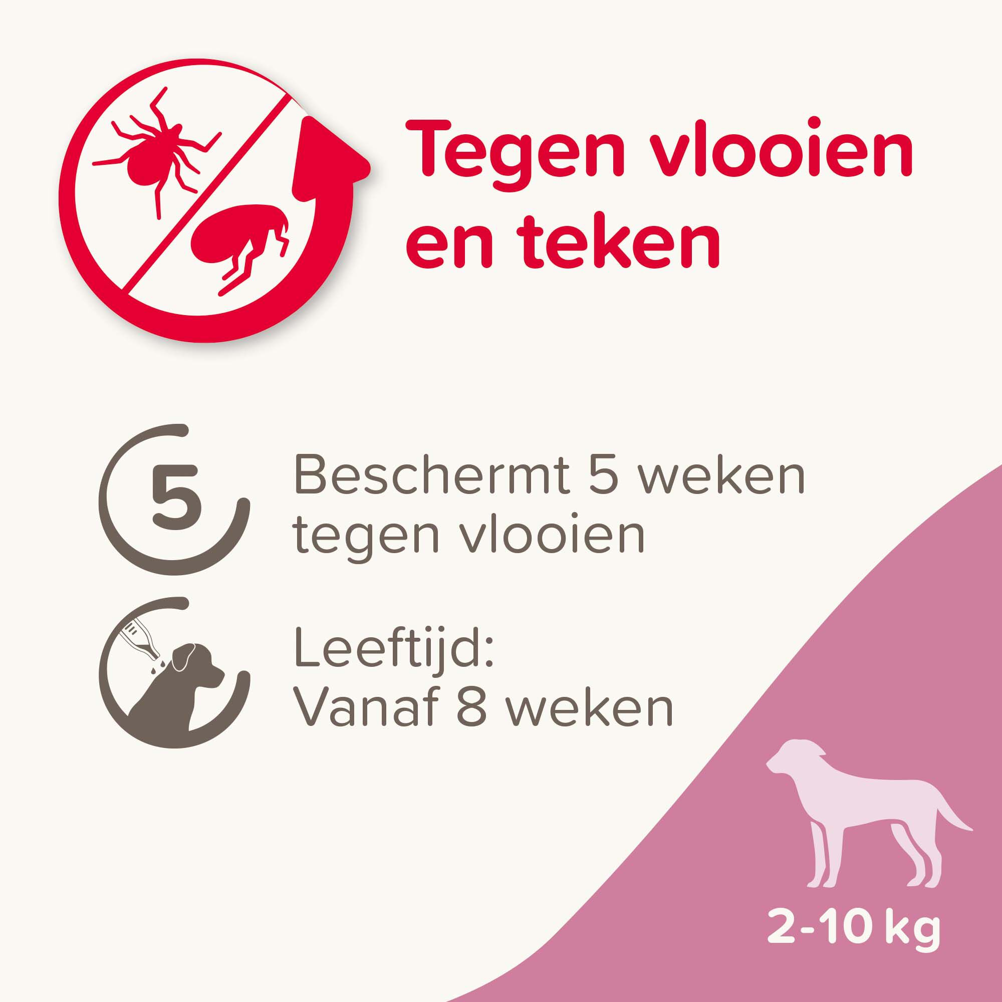 Beaphar Fiprotec Pipet - Anti Vlooien en teken - Hond - 14.50 cm - 12.20 cm - 4.50 cm