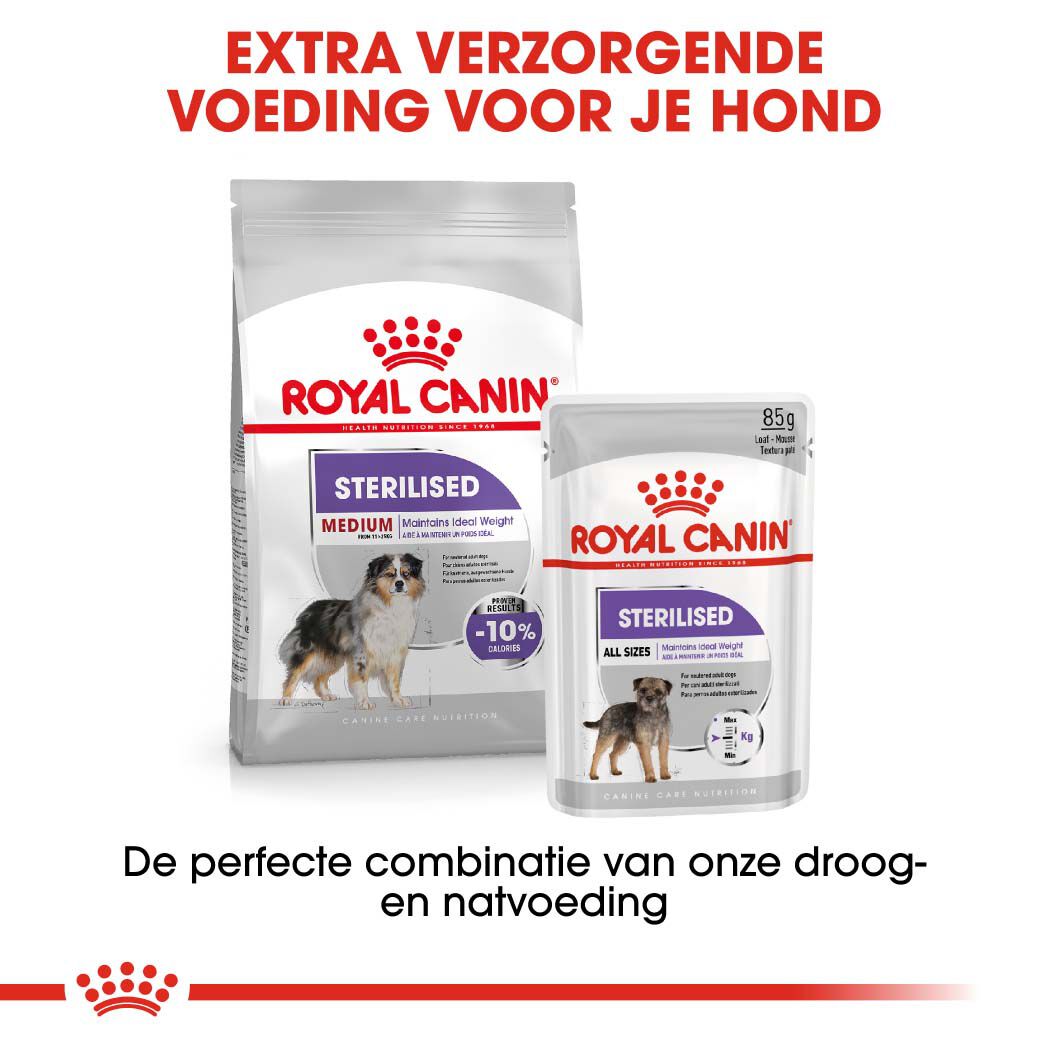 Royal Canin Medium Sterilised - Hondenvoer - 3 - gevogelte