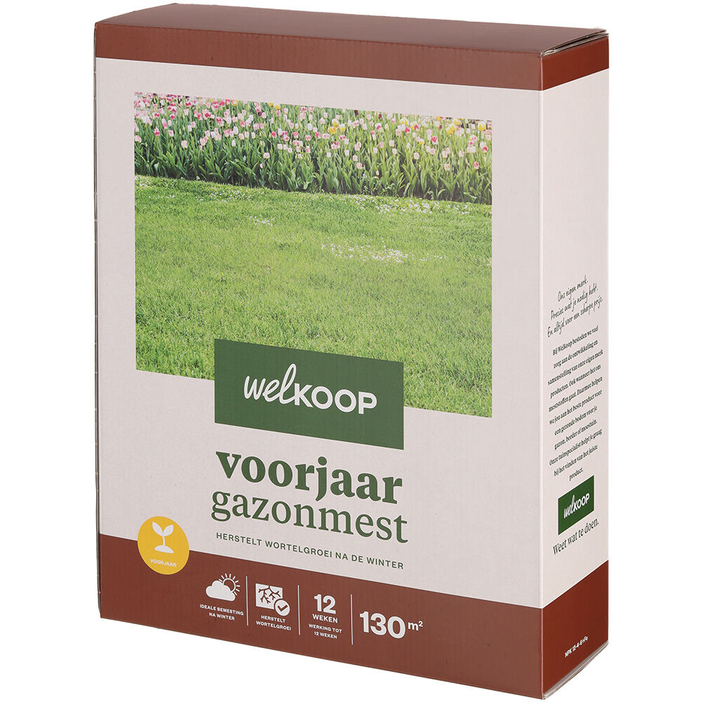 Welkoop - Voorjaar Gazonmest - 130 m² - 4 kg