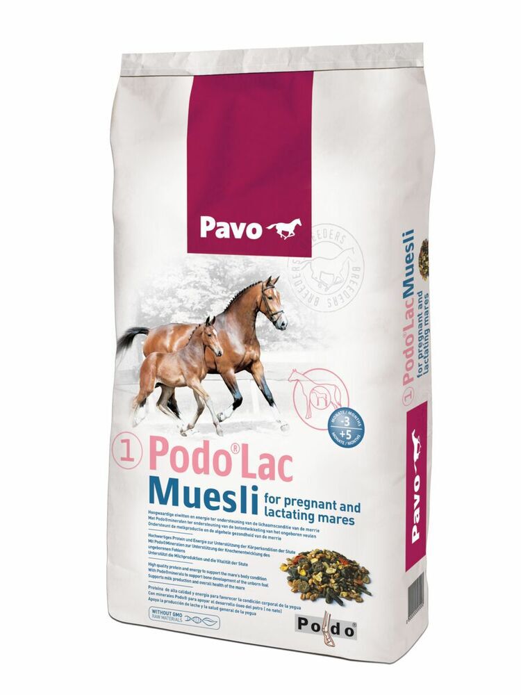 Pavo Podo Lac Paardenmuesli - Specialiteit - 15 kg - Zak