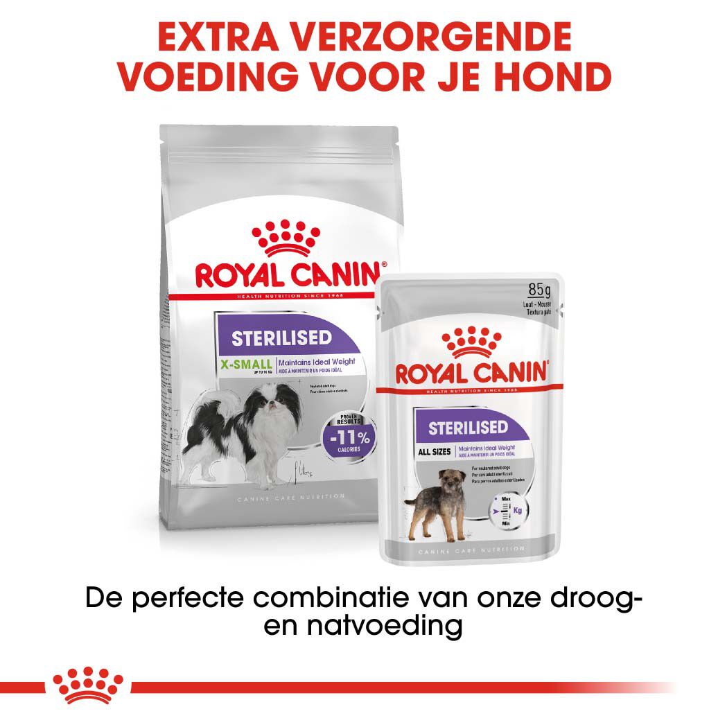 Royal Canin X-Small Sterilised - Hondenvoer - 1.5 - gevogelte