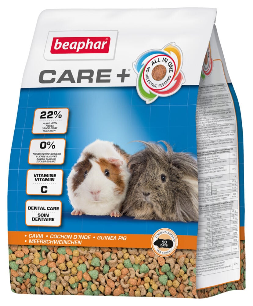 Beaphar Care + Cavia - Caviavoer - 1.5 Beaphar Care + Cavia - Caviavoer - 1.5
