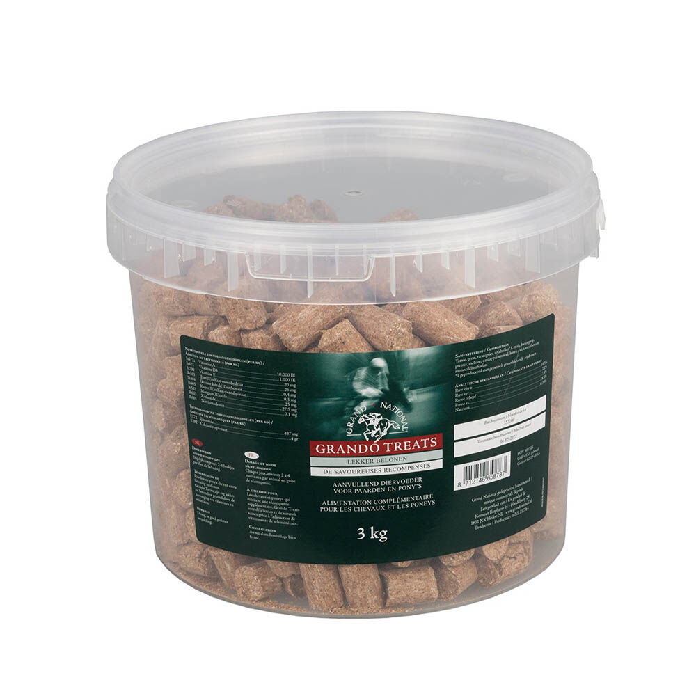 Grand National Grando Treats - Paardensnoepjes - 3.00 - Naturel