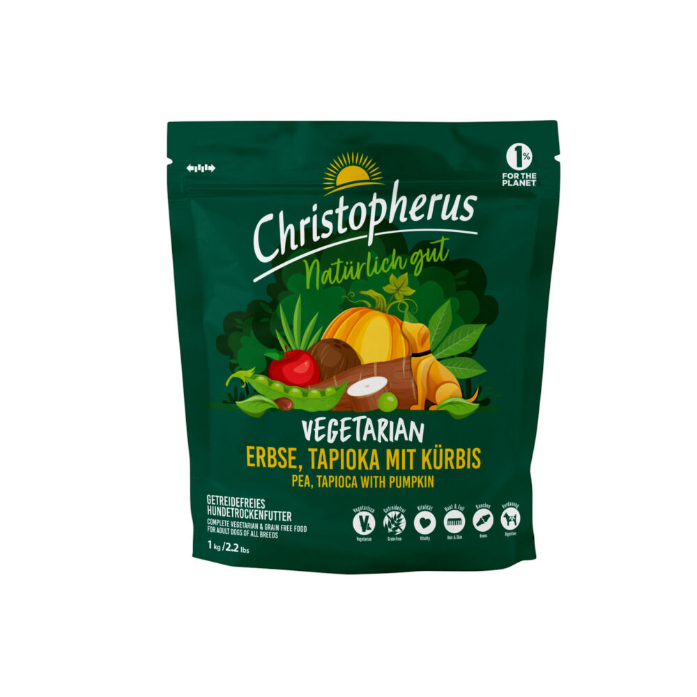 Christopherus Vegetarian - Hondenvoer - Groente - 1 kg