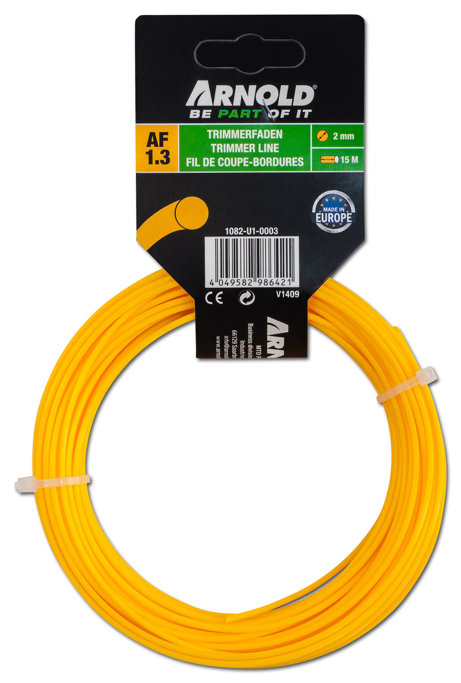 Arnold AF1.3 2.0mmx15m - Trimmerdraad